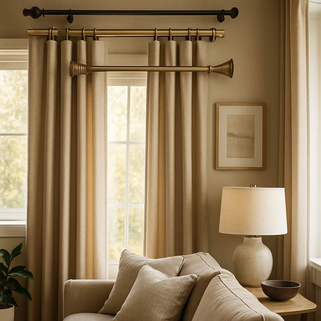 L&rsquo;Art de la Décoration Intérieure : Tringles de Rideaux et Ambiance