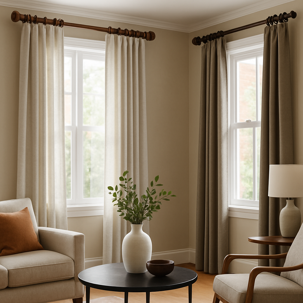 L&rsquo;Art de la Décoration Intérieure avec des Tringles de Rideaux