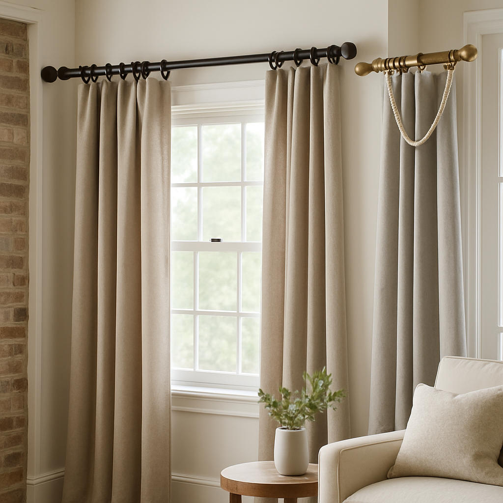 Les Tringles de Rideaux : Un Élément Clé pour une Décoration Intérieure Réussie