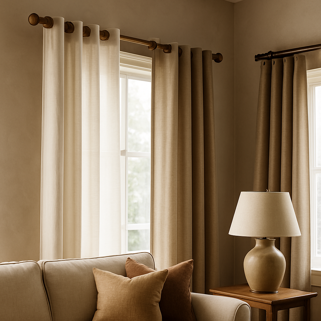 L&rsquo;Art de Harmoniser Tringles de Rideaux et Décoration Intérieure