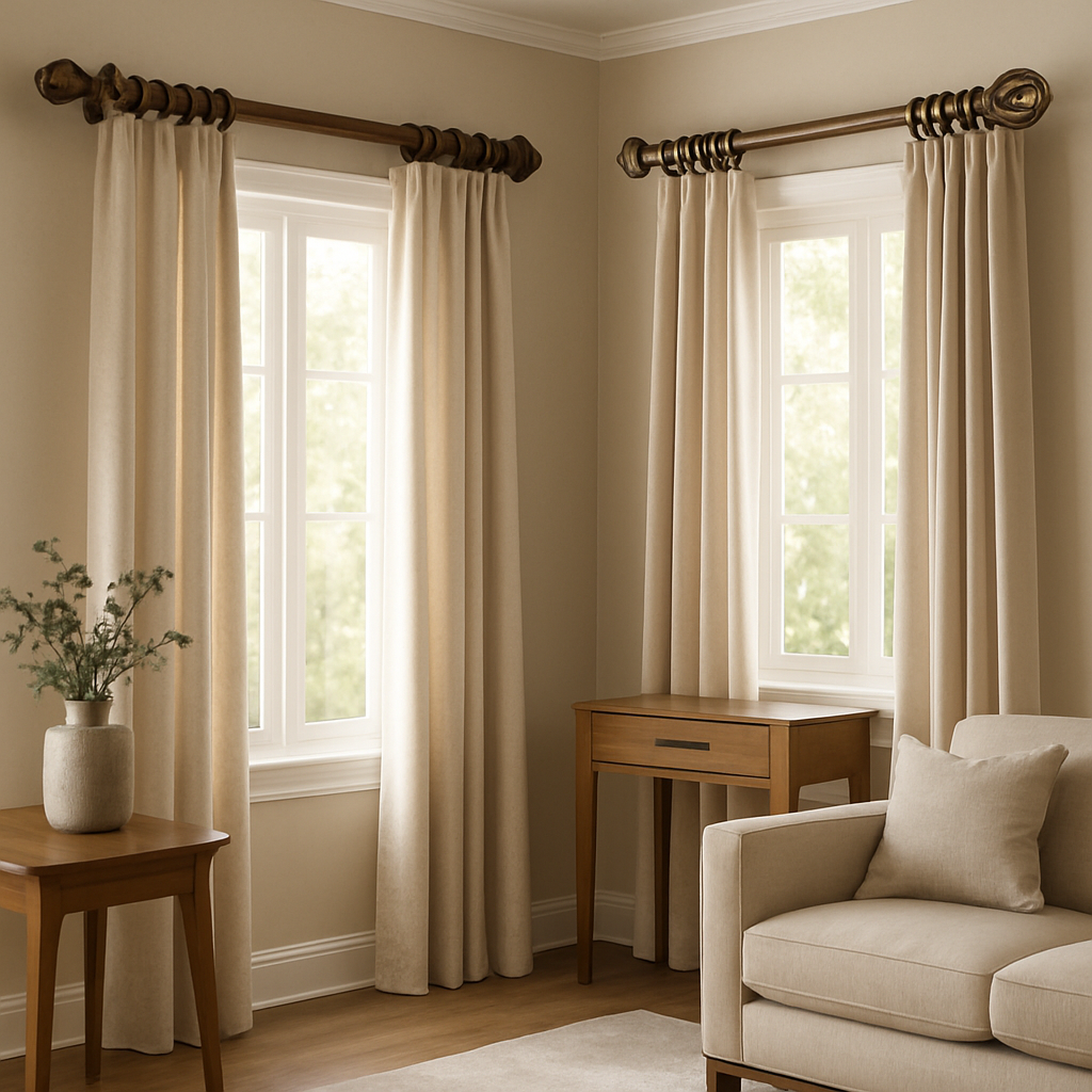L&rsquo;Art de la Décoration Intérieure : Comment les Tringles de Rideaux Peuvent Transformer Votre Espace