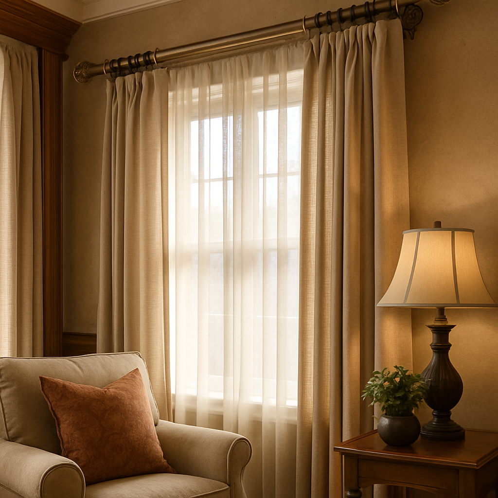 L&rsquo;Art de la Décoration Intérieure : Élever votre Espace avec des Tringles de Rideaux