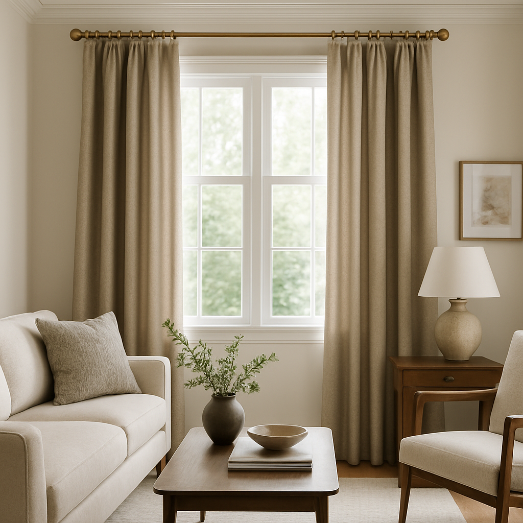 Décoration Intérieure : L’Art de Choisir les Tringles de Rideaux