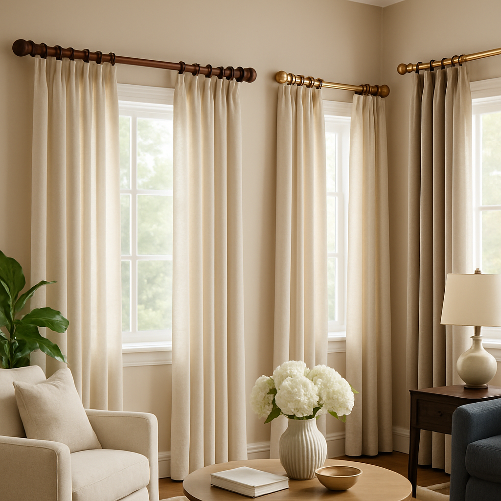 L’Art de Choisir des Tringles de Rideaux pour Élever Votre Décoration Intérieure