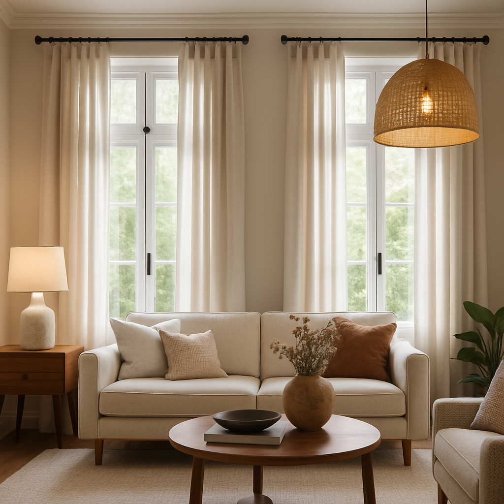 Les Tendances Actuelles en Décoration Intérieure : Élever Votre Espace avec des Tringles de Rideaux