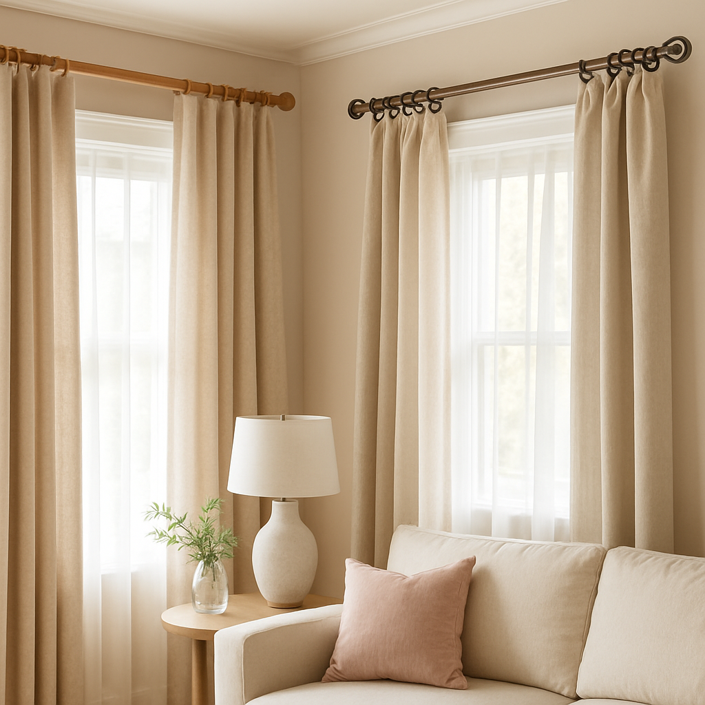 L’importance des tringles de rideaux dans la décoration intérieure moderne